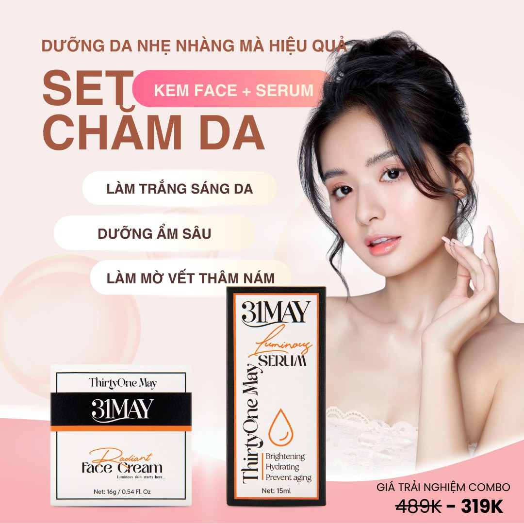 REVIEW THẬT SAU 2 TUẦN DÙNG COMBO CHĂM DA 31MAY