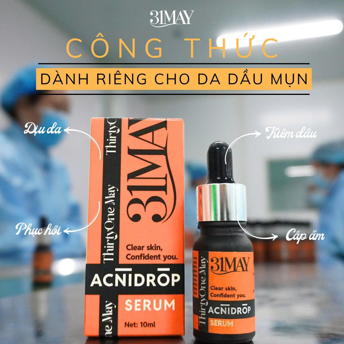 Serum Mụn 31MAY Acnidrop 10ml